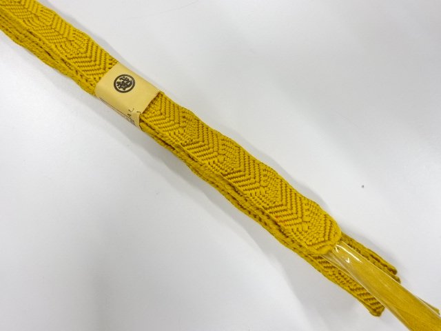未使用品　正絹　手組帯締め